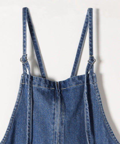 SHIPS any:〈ウォッシャブル〉デニムサロペット［SHIPS any DENIM］
