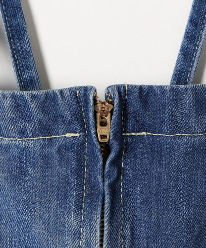 SHIPS any:〈ウォッシャブル〉デニムサロペット［SHIPS any DENIM］