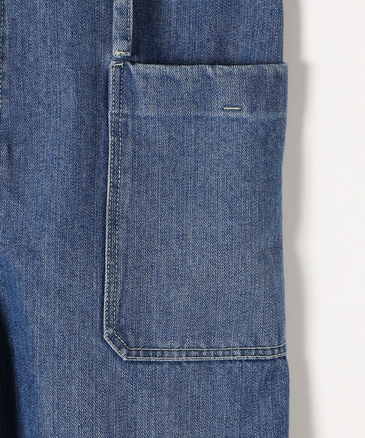 SHIPS any:〈ウォッシャブル〉デニムサロペット［SHIPS any DENIM］