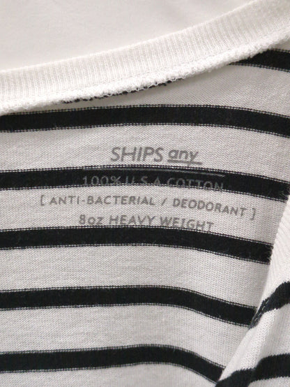 SHIPS any:〈抗菌防臭〉USAコットン ボックス シルエット ワンピース