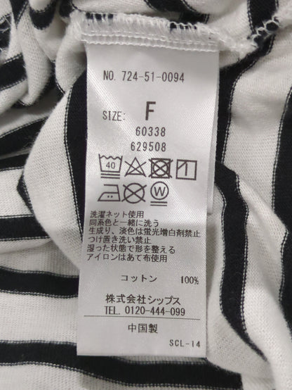 SHIPS any:〈抗菌防臭〉USAコットン ボックス シルエット ワンピース