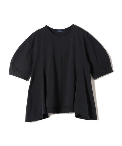 【WEB限定】 〈洗濯機可能〉へムフレア 5分袖 カットソー