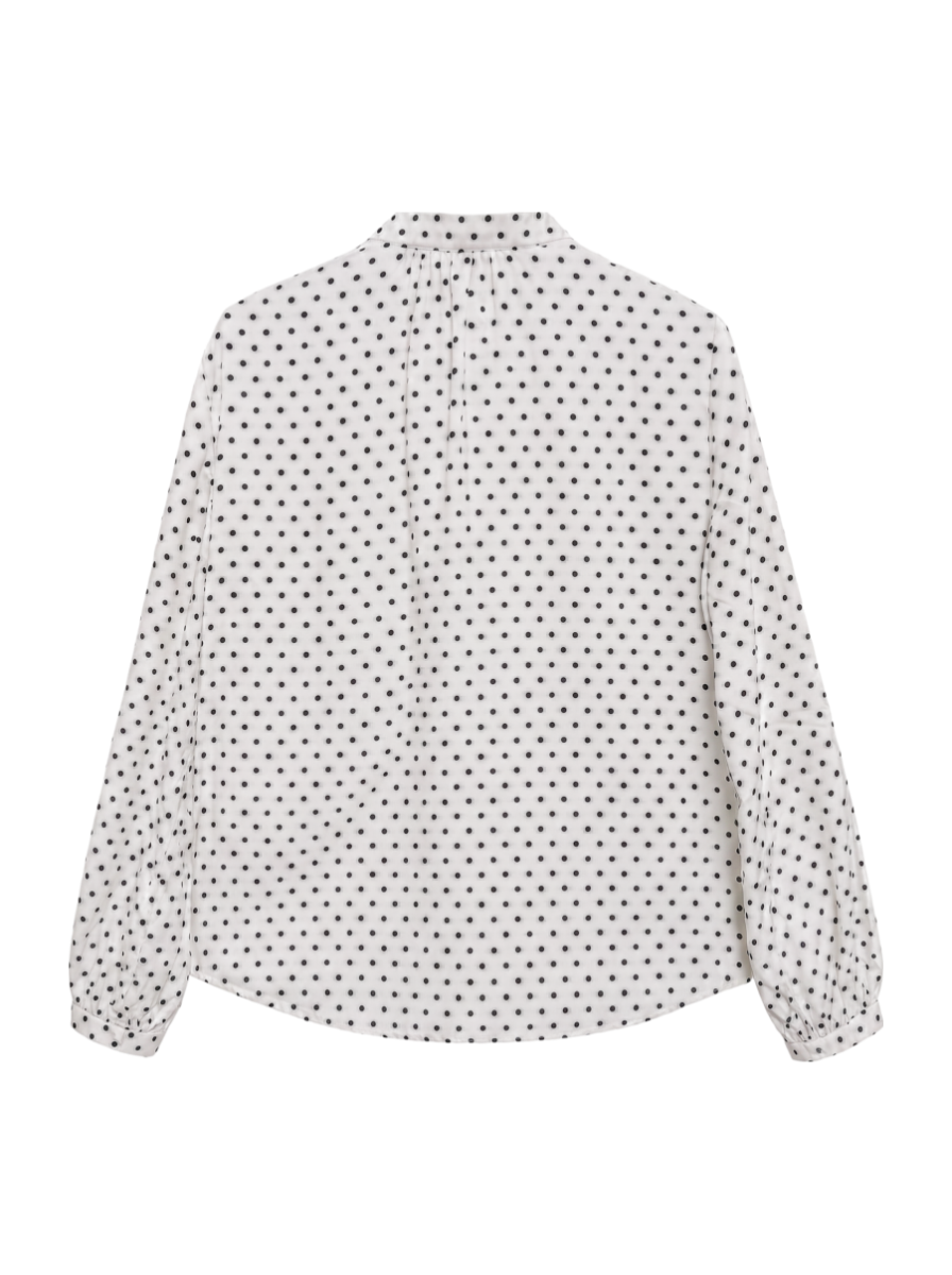 【SHIPS Days WHITE LABEL】ドットブラウス FW