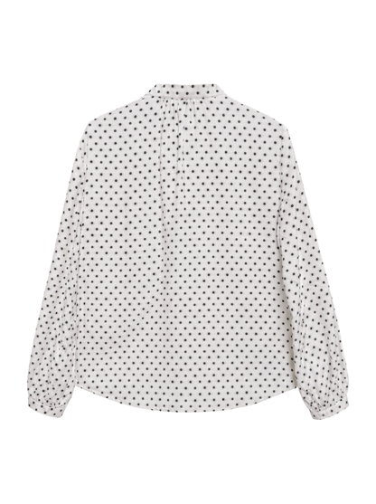 【SHIPS Days WHITE LABEL】ドットブラウス FW