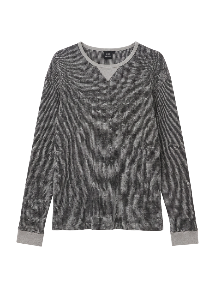 SA:USA THERMAL PIN STRIPE L/S