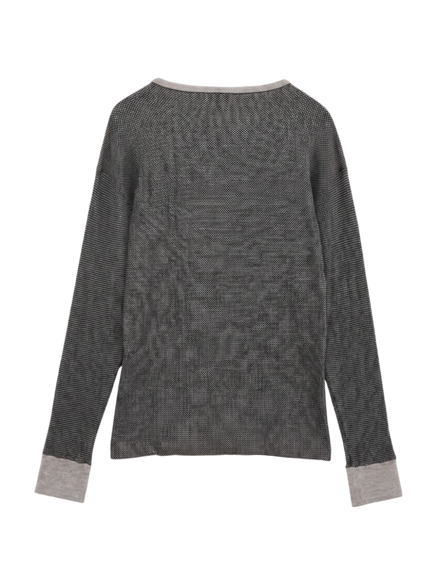 SA:USA THERMAL PIN STRIPE L/S
