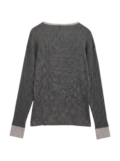 SA:USA THERMAL PIN STRIPE L/S