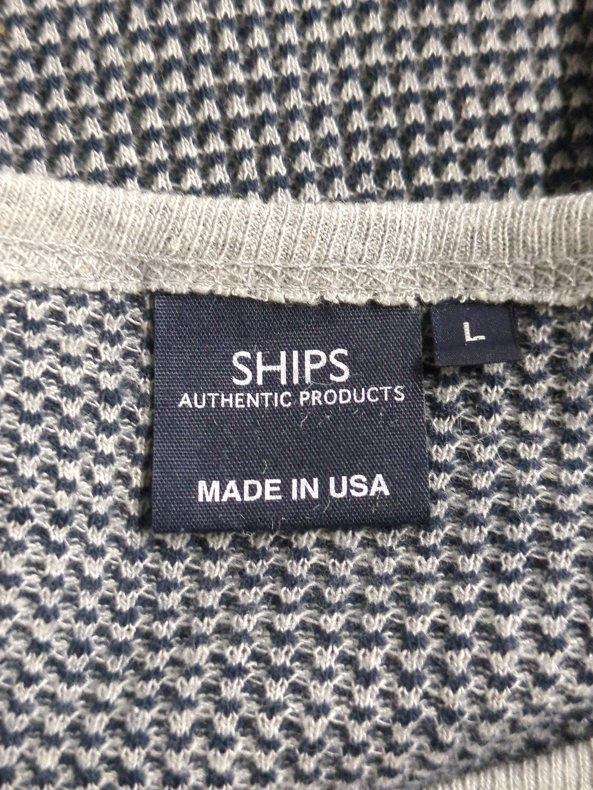 SA:USA THERMAL PIN STRIPE L/S