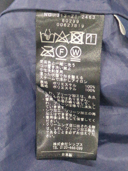 〈手洗い可能〉ドット / ソリッド 割繊 プリーツ スカート 23SS