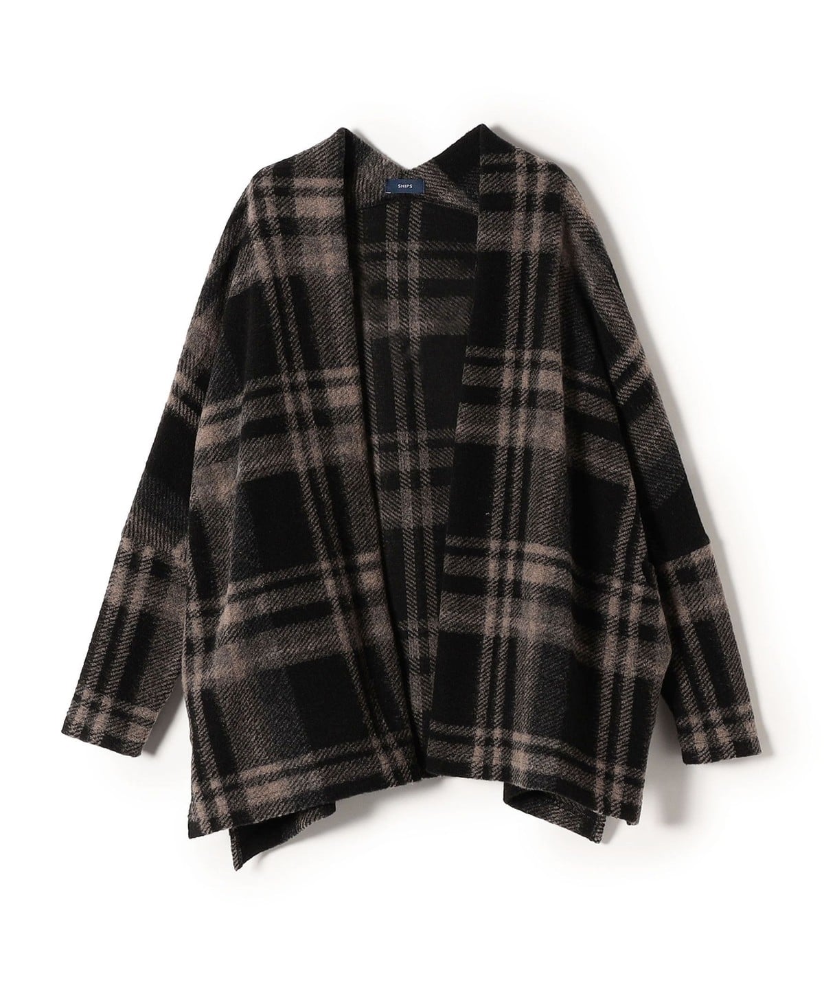 チェックショート羽織り