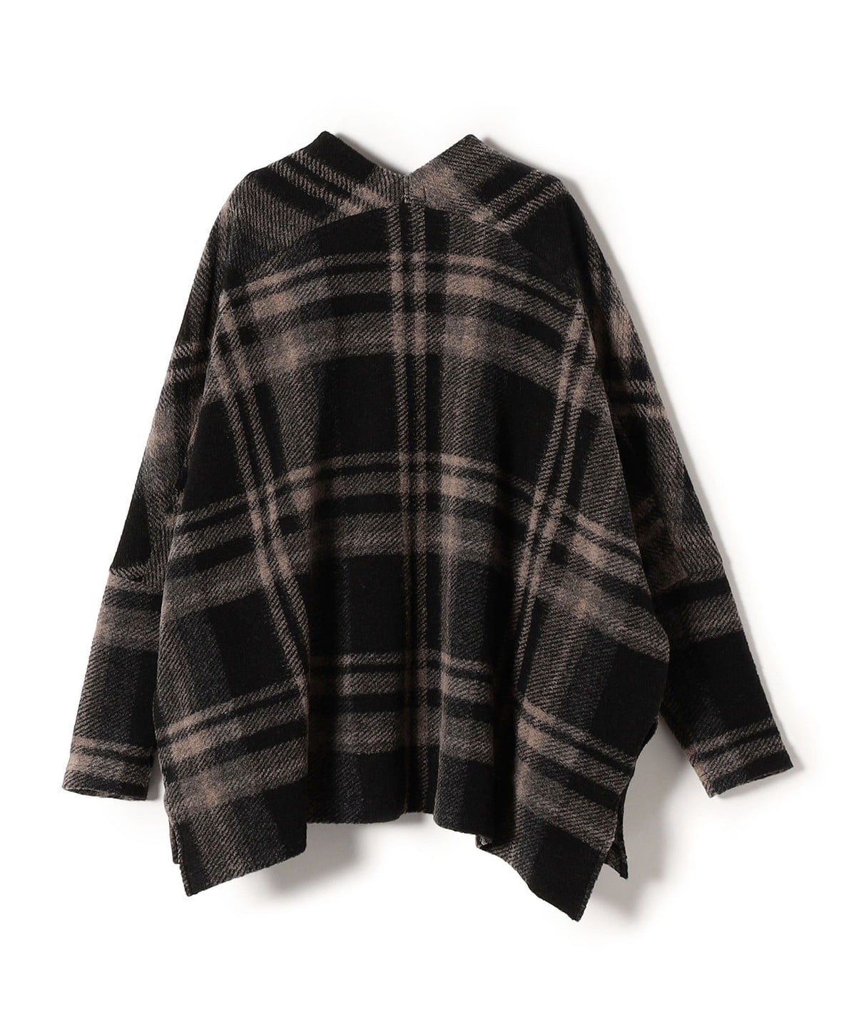 チェックショート羽織り