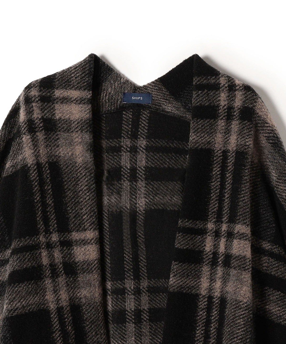 チェックショート羽織り