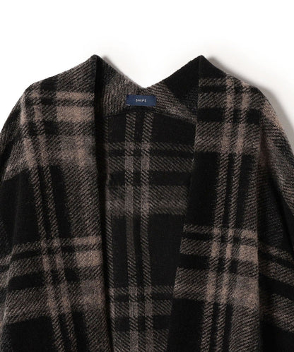 チェックショート羽織り