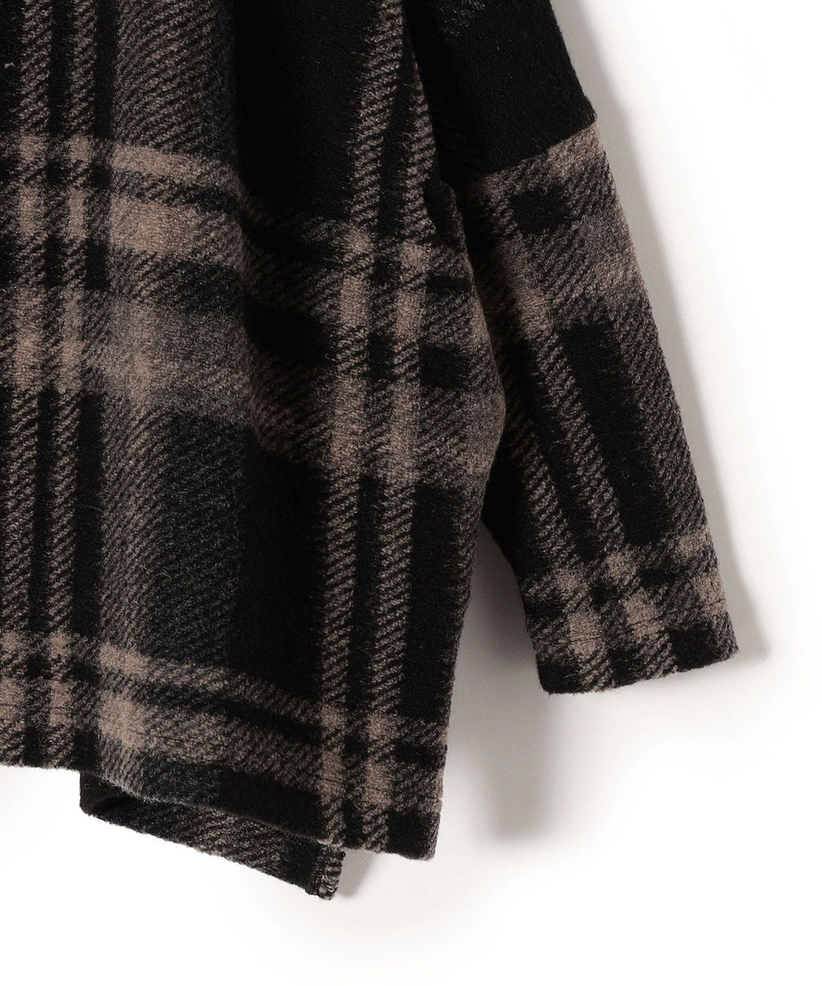 チェックショート羽織り