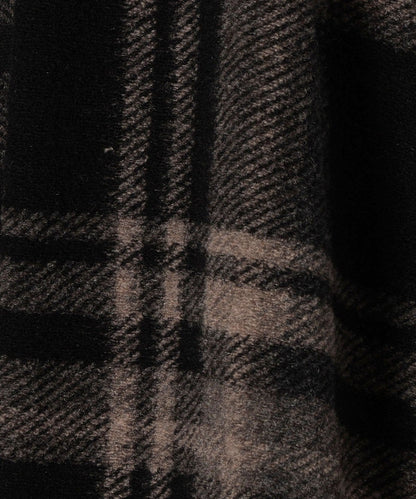 チェックショート羽織り