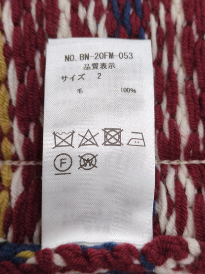 BATONER: ローゲージ フェアアイル カーディガン