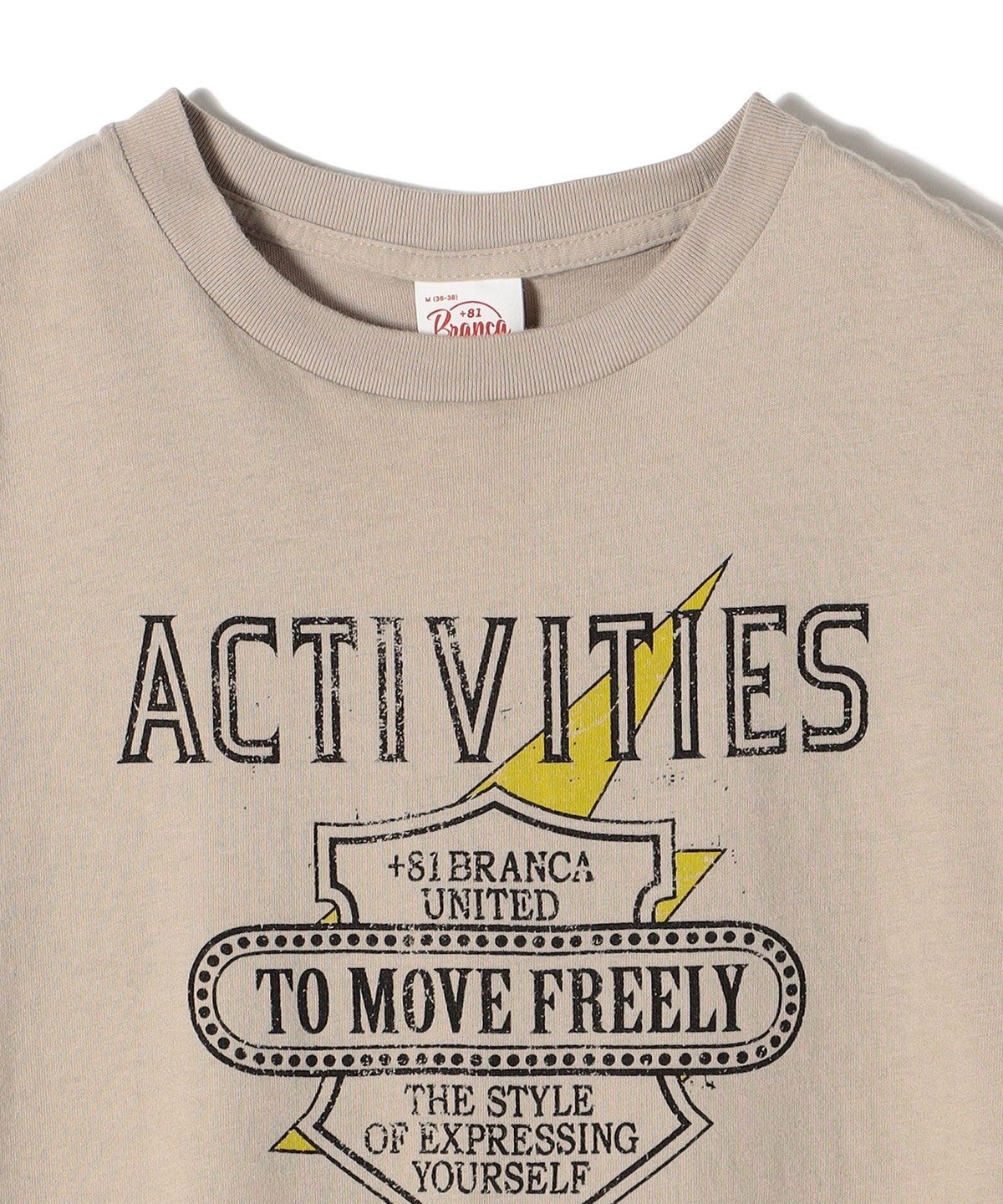 81BRANCA:ロックTEE