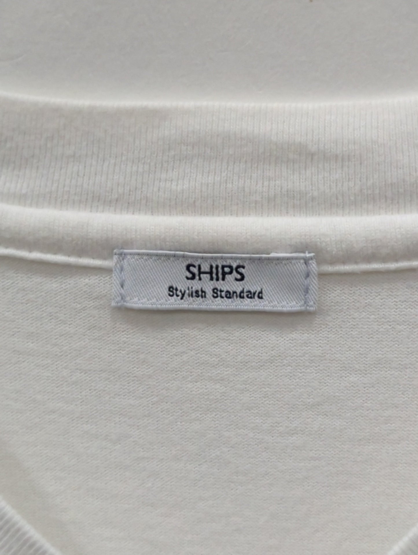 SHIPS: 抗菌・防臭 NANO-FINE（R） コットン Vネック Tシャツ
