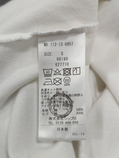 SHIPS: 抗菌・防臭 NANO-FINE（R） コットン Vネック Tシャツ