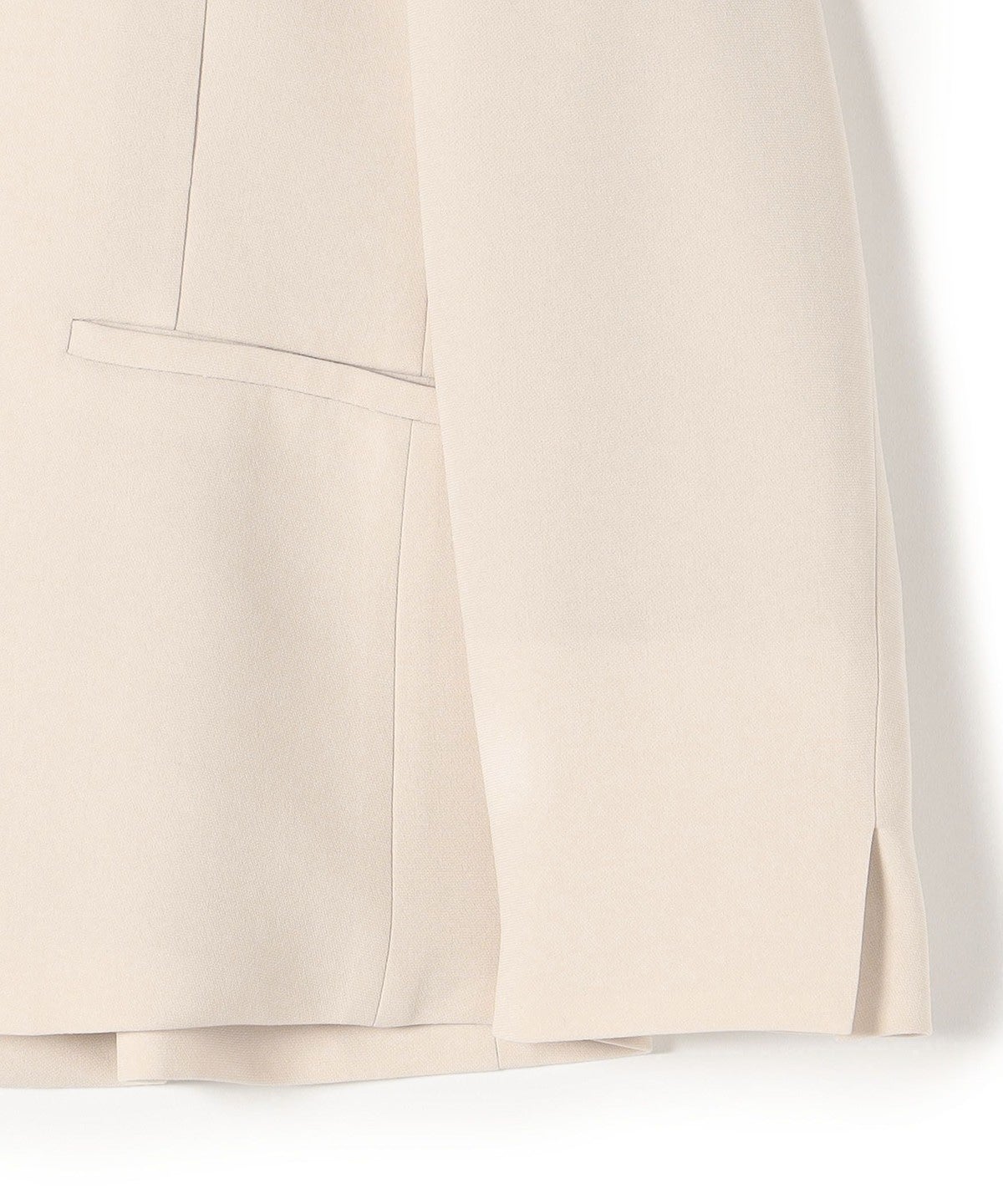 〈手洗い可能〉パールモチーフボタン バックフレアジャケット