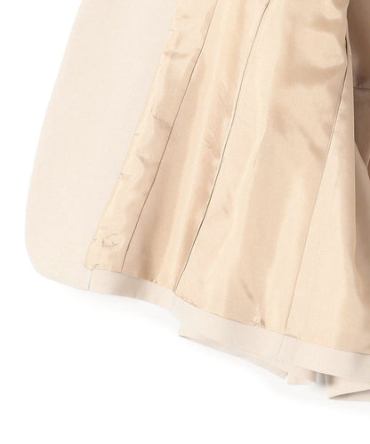 〈手洗い可能〉パールモチーフボタン バックフレアジャケット