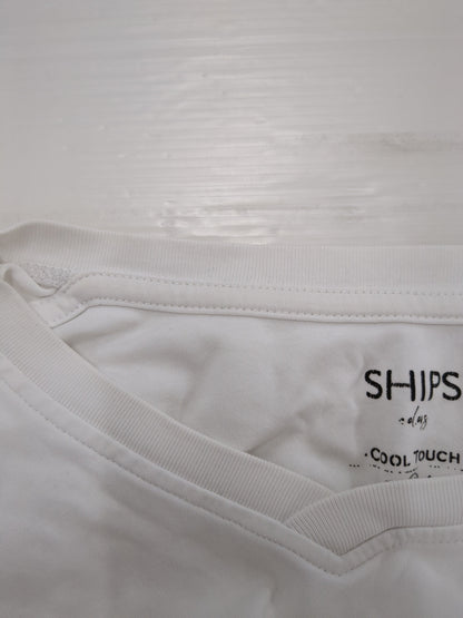 SHIPS Colors:〈接触冷感〉 シルケット コットン Vネック ポケット Tシャツ