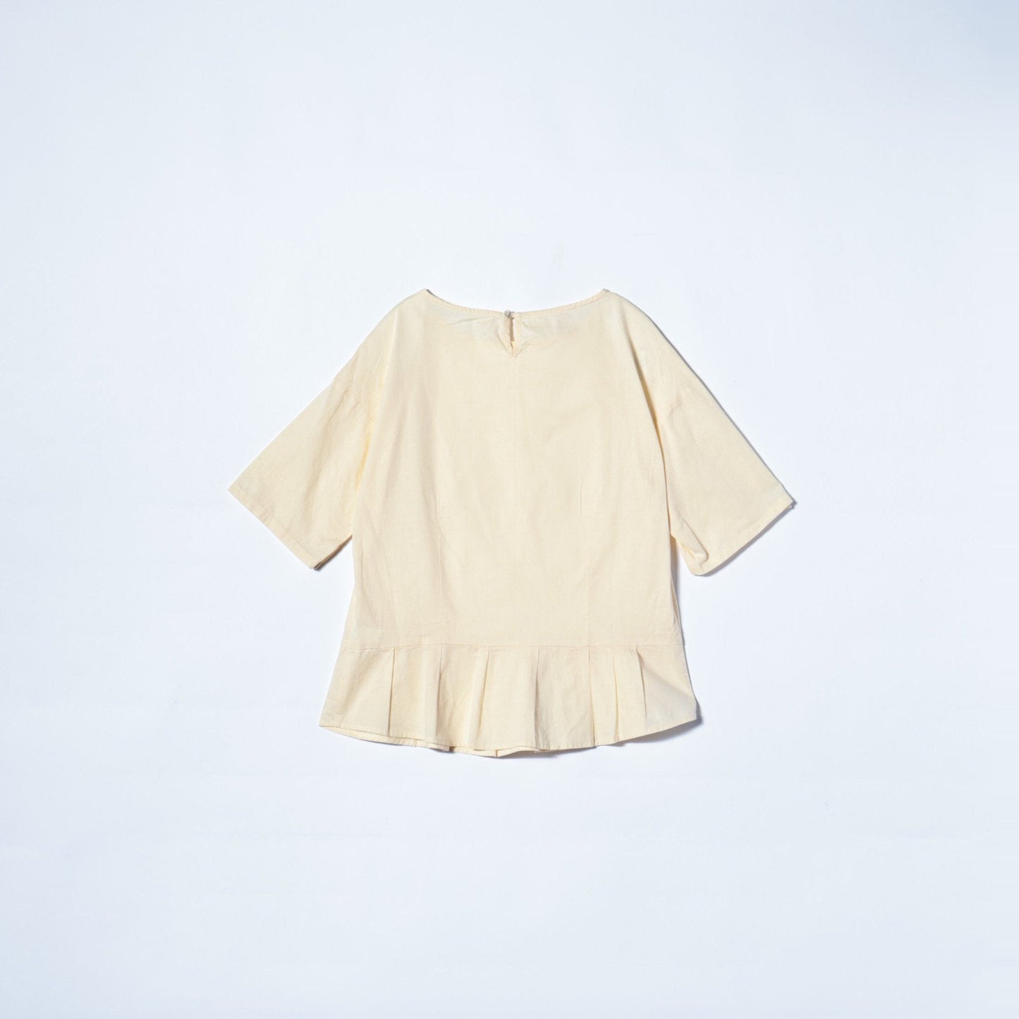 COTTON RAMIE PLEATS BL