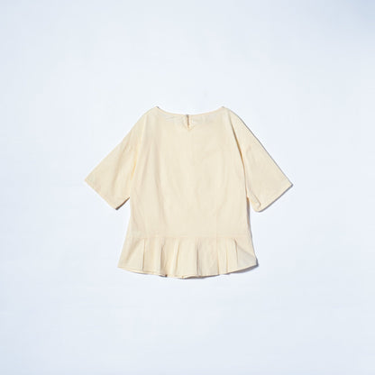 COTTON RAMIE PLEATS BL
