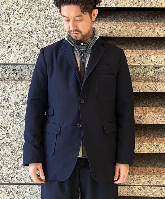【Southwick別注】Engineered Garments: Wool Serge Navy Blazer Jacket