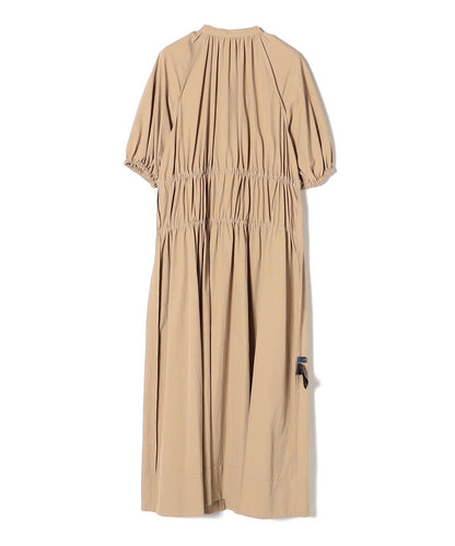 〈手洗い可能 / 撥水加工〉ドロスト ギャザー 羽織 ワンピース