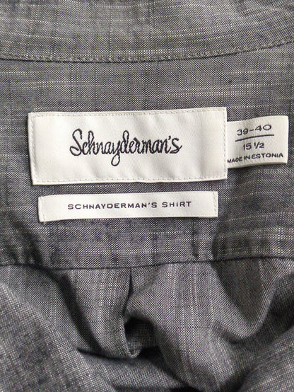 SCHNAYDERMANS:1BTN STAND SHIRT