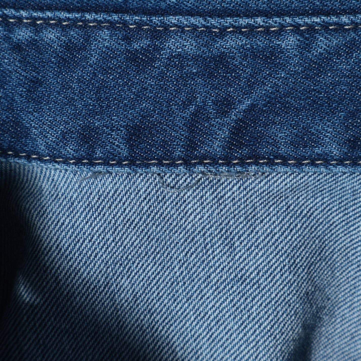 〈洗濯機可能〉ショート丈 デニム シャツ