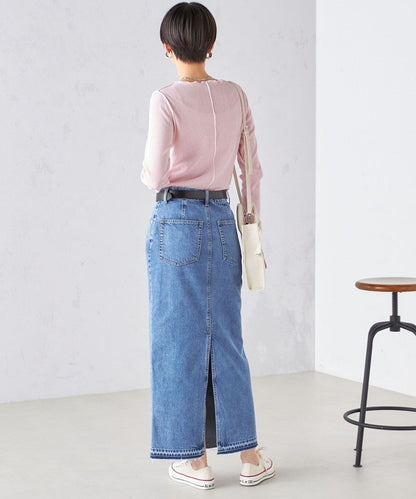 〈手洗い可能〉ドライタッチ テレコ ボートネック プルオーバー