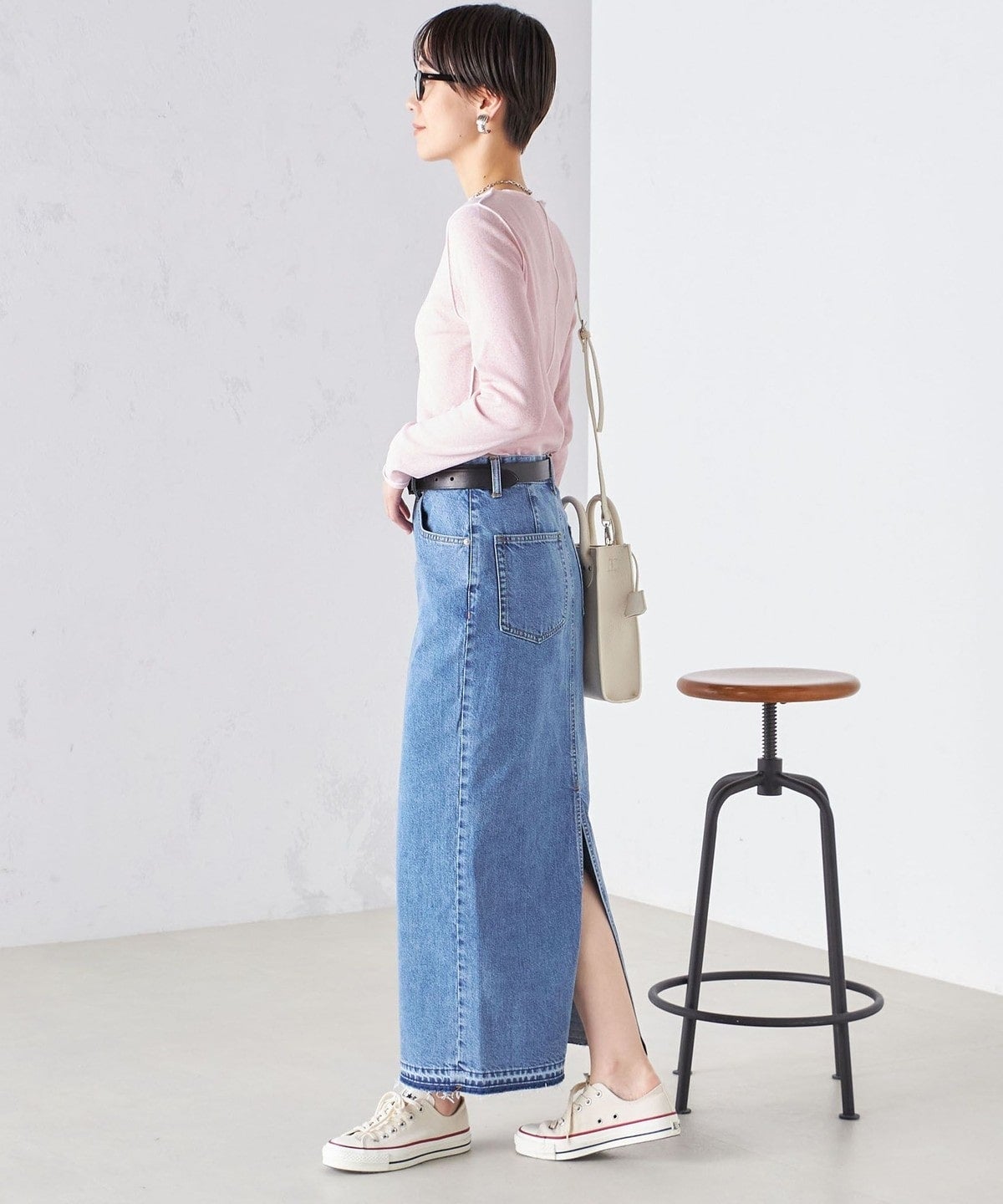 〈手洗い可能〉ドライタッチ テレコ ボートネック プルオーバー