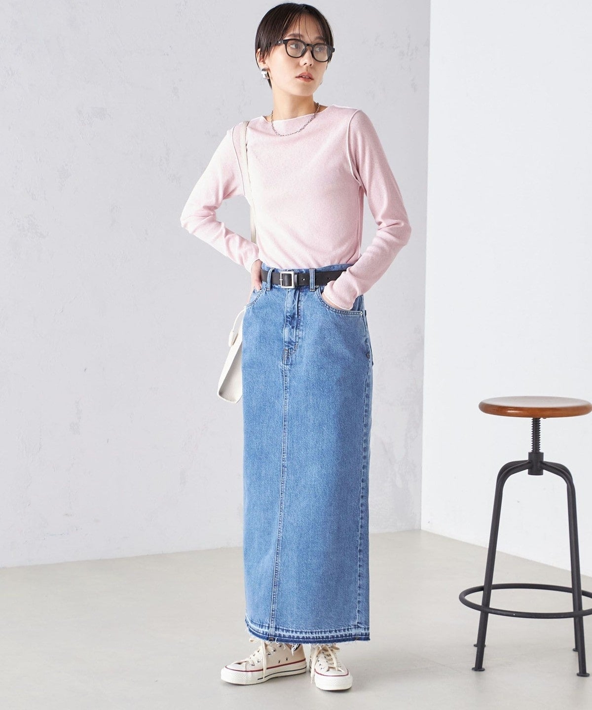 〈手洗い可能〉ドライタッチ テレコ ボートネック プルオーバー