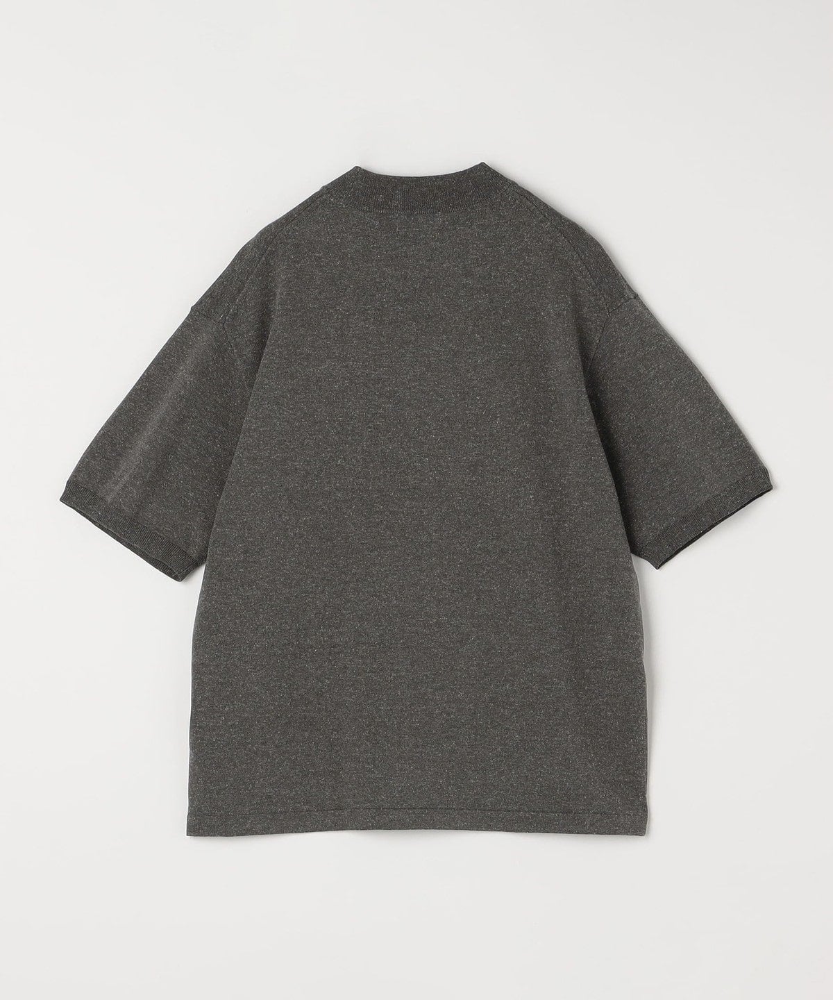 SHIPS any:〈接触冷感〉ハイゲージリネン ミックス サマーニット モックネック Tシャツ