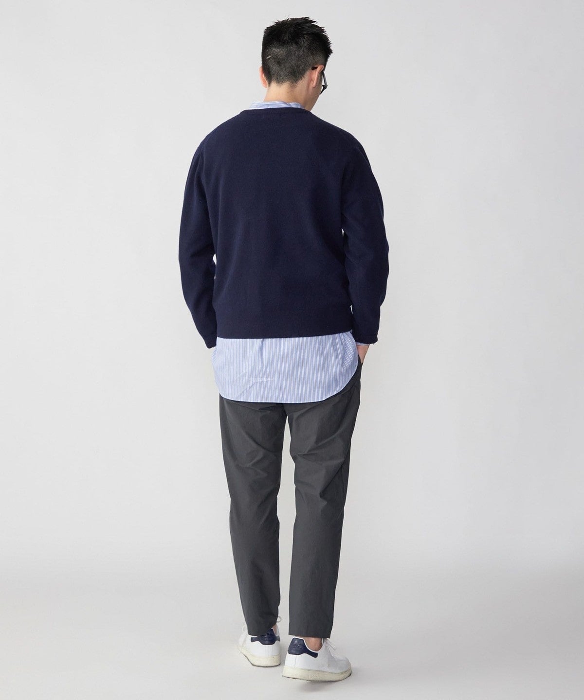 SHIPS: スーパー180'S ラム ウール クルーネック ニット