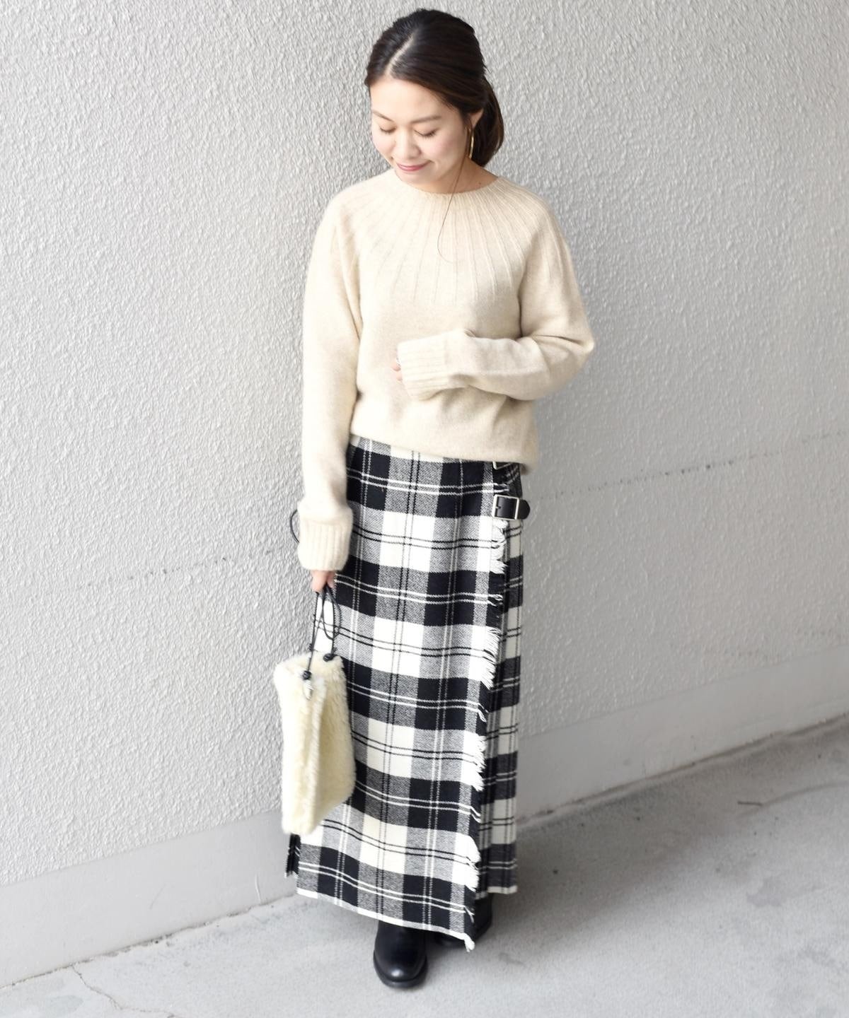 O'NEIL of DUBLIN:ヘビーツイードキルトスカート83