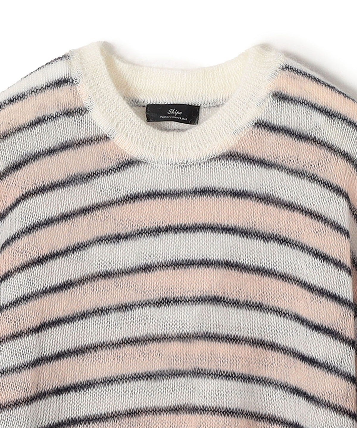 SHIPS Primary Navy Label:モヘヤニット