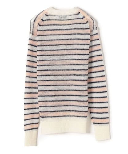 SHIPS Primary Navy Label:モヘヤニット