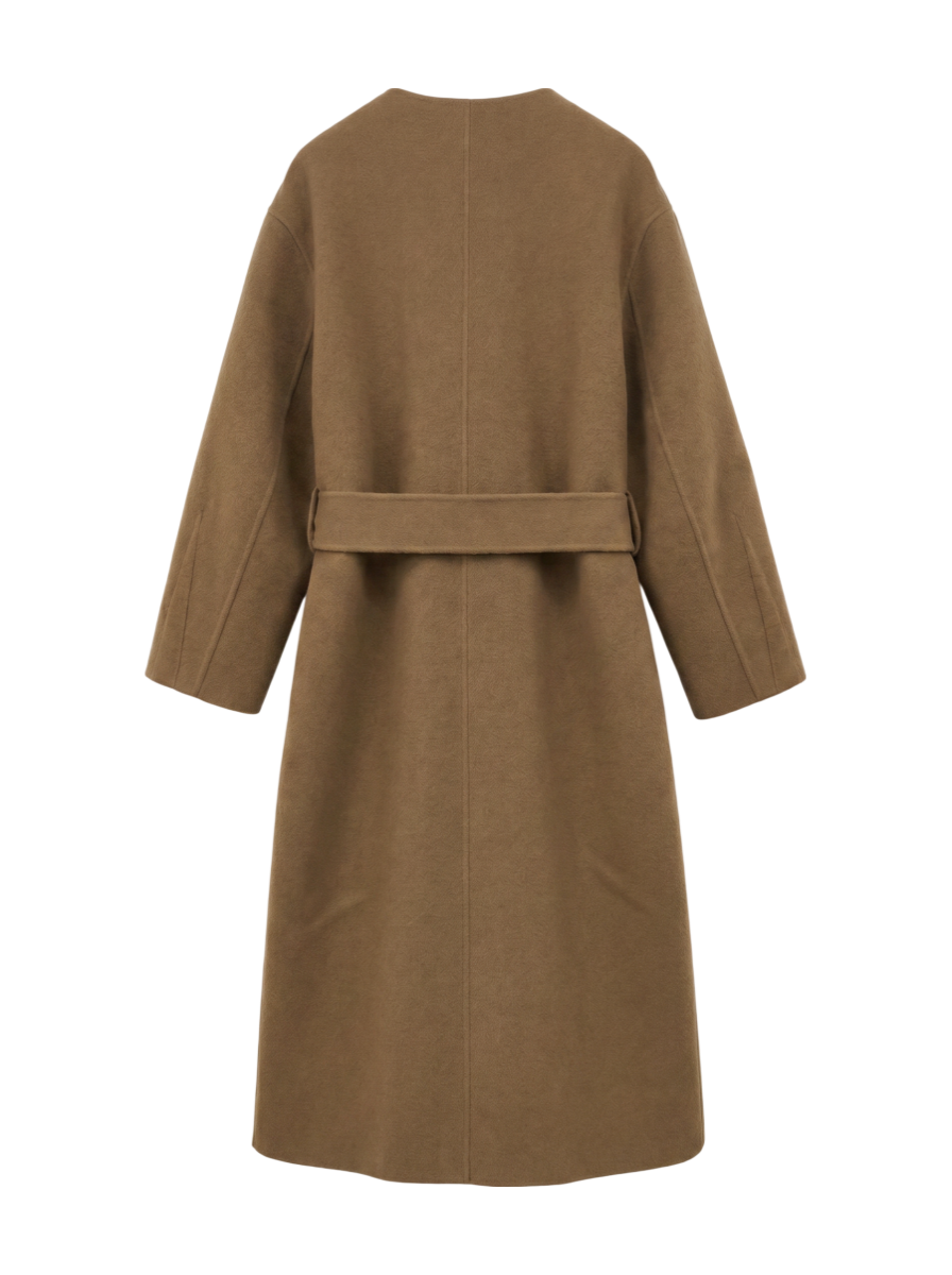 PrimaryNavyLabel:ダブルフェイスリバーコート
