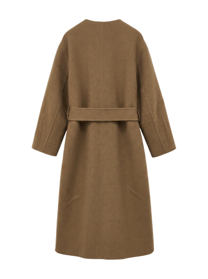PrimaryNavyLabel:ダブルフェイスリバーコート
