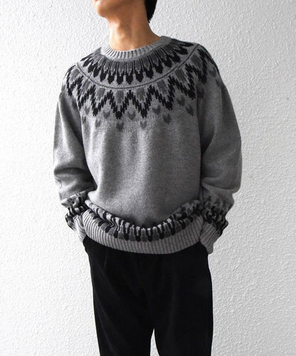 SHIPS any: ＜手洗い可能＞ ノルディック リラックス ニット