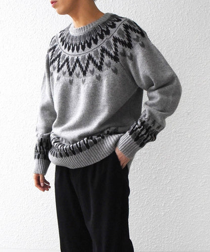 SHIPS any: ＜手洗い可能＞ ノルディック リラックス ニット