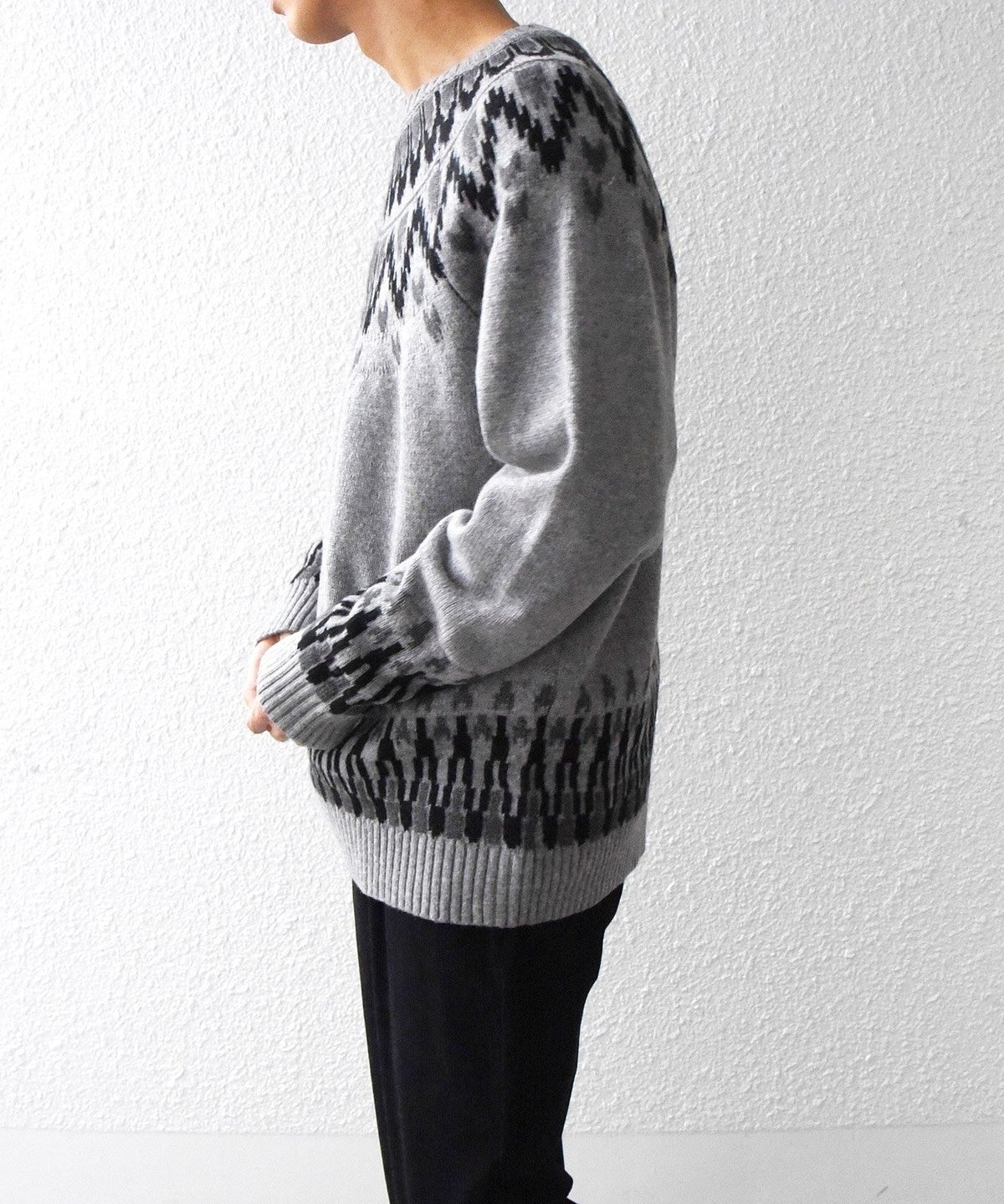 SHIPS any: ＜手洗い可能＞ ノルディック リラックス ニット