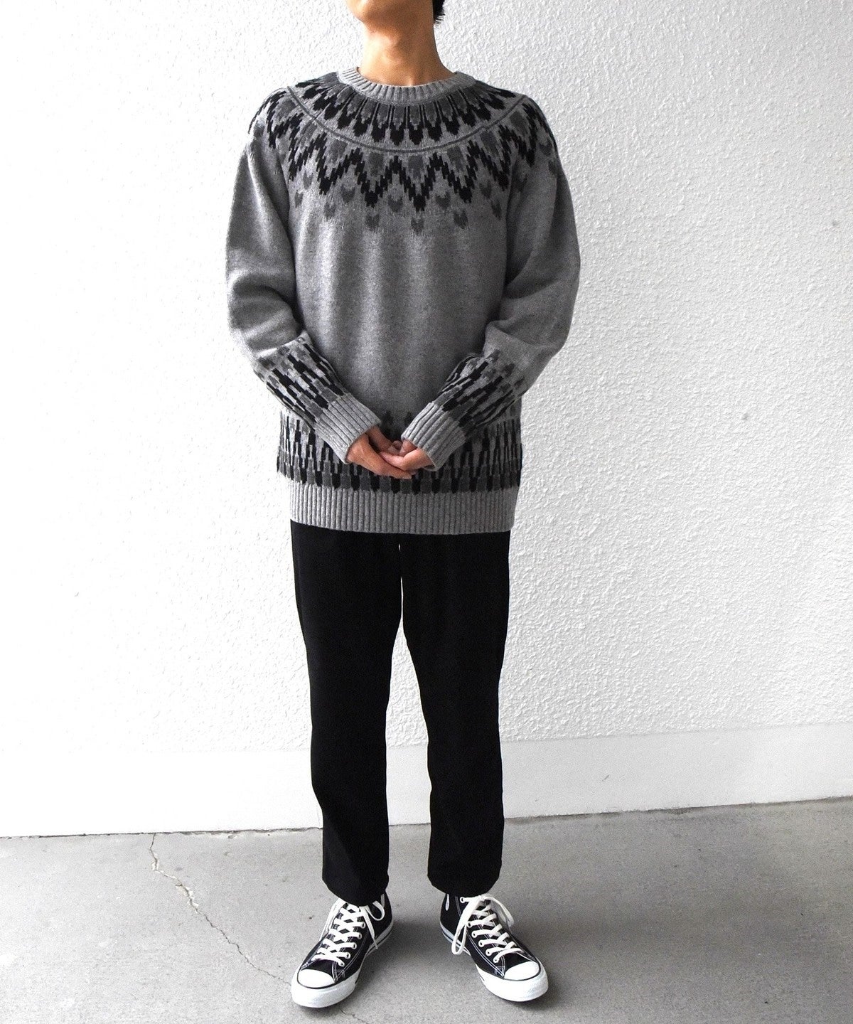 SHIPS any: ＜手洗い可能＞ ノルディック リラックス ニット