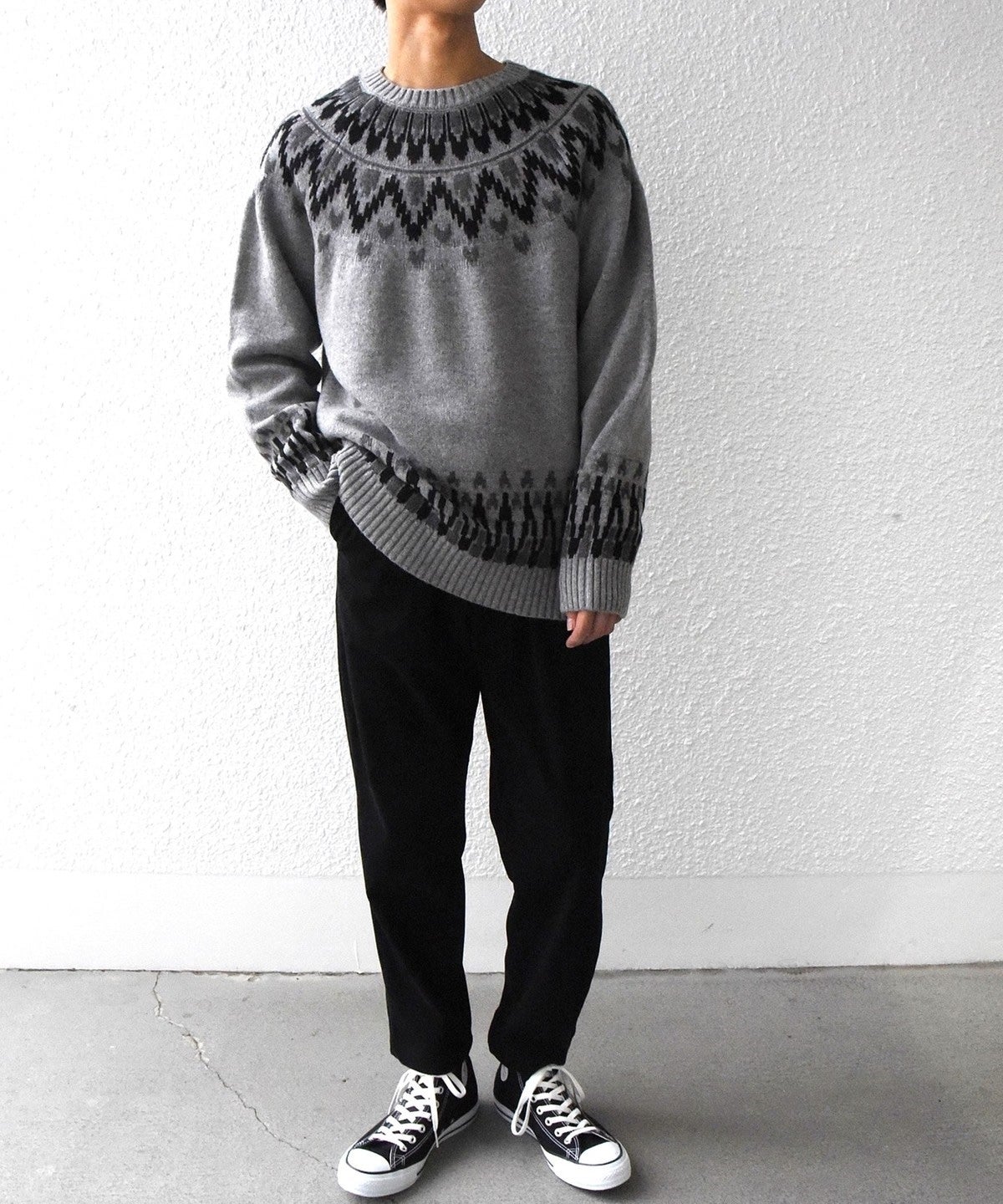 SHIPS any: ＜手洗い可能＞ ノルディック リラックス ニット