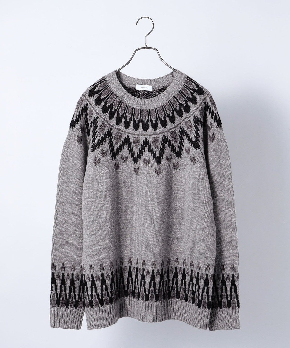 SHIPS any: ＜手洗い可能＞ ノルディック リラックス ニット