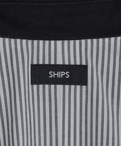 SHIPS: ミリタリークロス スタンドカラー ジャケット