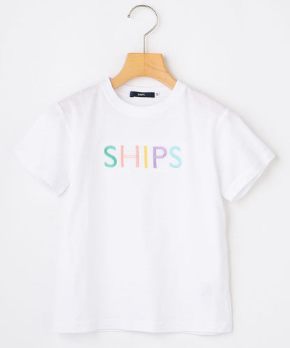 SHIPS KIDS:＜ファミリーおそろい＞SHIPS ロゴ TEE(100〜160cm)